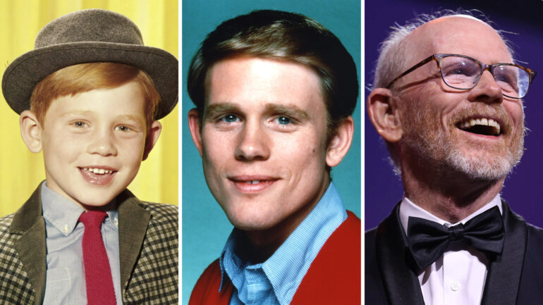 Ron Howard collage; Andy Griffith, Happy Days, 2024