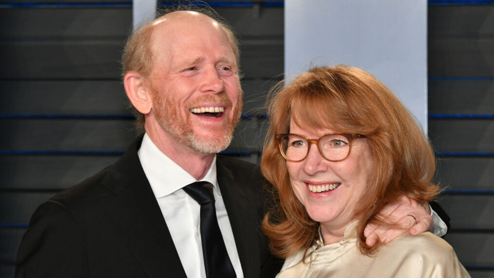 Ron Howard (L) and Cheryl Howard attends the 2018 Vanity Fair Oscar Party hosted by Radhika Jones at Wallis Annenberg Center for the Performing Arts on March 4, 2018 in Beverly Hills, California
