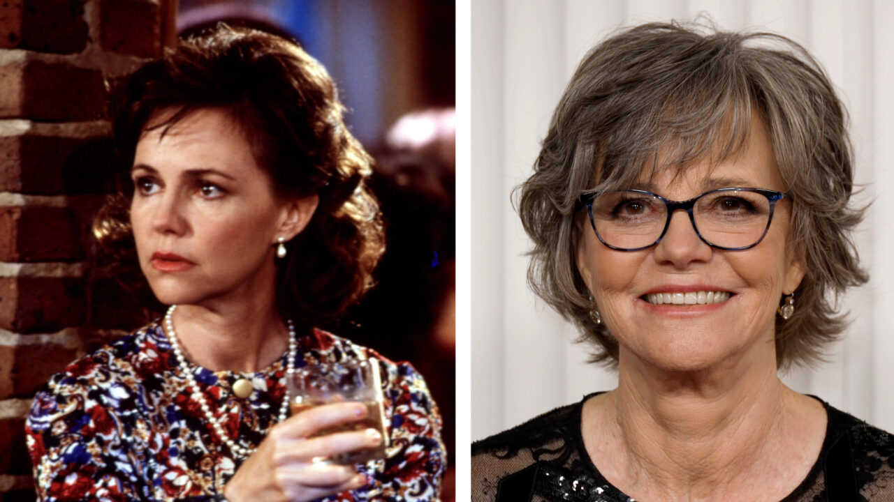 Sally Field now and then