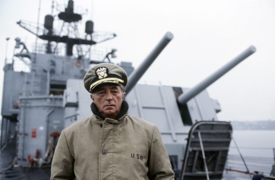THE WINDS OF WAR, Robert Mitchum, 1983.