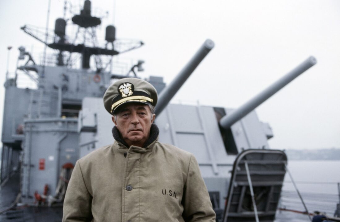 THE WINDS OF WAR, Robert Mitchum, 1983. 