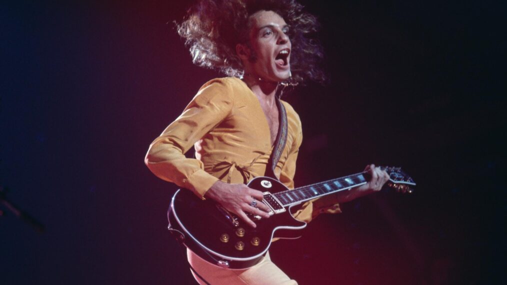 Peter Frampton performing live circa 1975