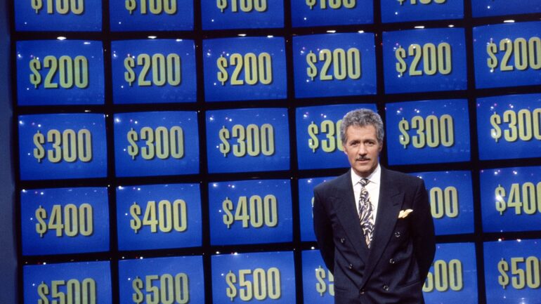 JEOPARDY, Alex Trebek, host, 2002, 1984- .