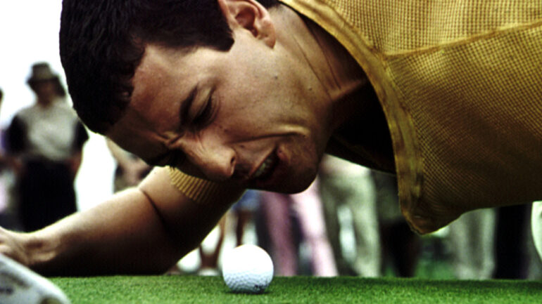 Happy Gilmore Adam Sandler, 1996, golf ball