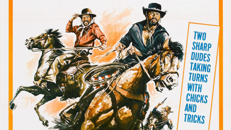 Adios Amigo U.S. poster, from left: Richard Pryor, Fred Williamson, 1976