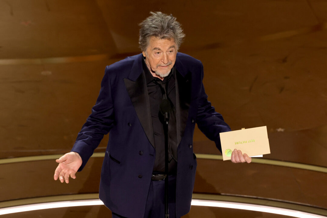 HOLLYWOOD, CALIFORNIA - MARCH 10: Al Pacino speaks onstage during the 96th Annual Academy Awards at Dolby Theatre on March 10, 2024 in Hollywood, California. 