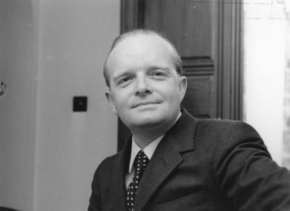 American author Truman Capote (1924 - 1984).