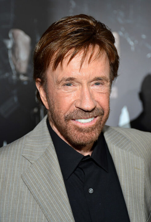 Actor Chuck Norris arrives at Lionsgate Films' "The Expendables 2" premiere on August 15, 2012 in Hollywood, California