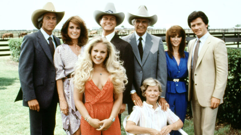 Dallas Steve Kanaly, Linda Gray, Charlene Tilton, Larry Hagman, Jim Davis, Barbara Bel Geddes, Victoria Principal, Patrick Duffy, 1978-1991