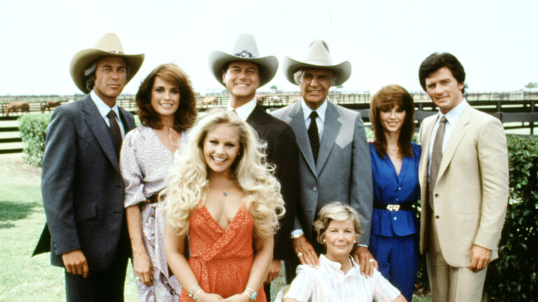 Dallas Steve Kanaly, Linda Gray, Charlene Tilton, Larry Hagman, Jim Davis, Barbara Bel Geddes, Victoria Principal, Patrick Duffy, 1978-1991