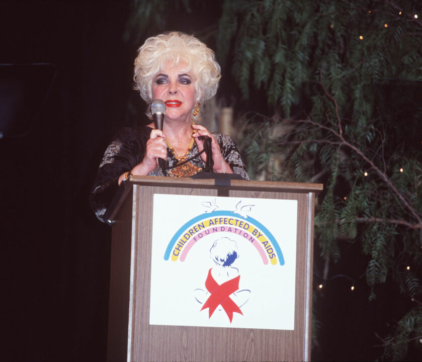 Elizabeth Taylor during Dream Halloween Children Affected by AIDS at Barker Hanger in Santa Monica, California, United States. 