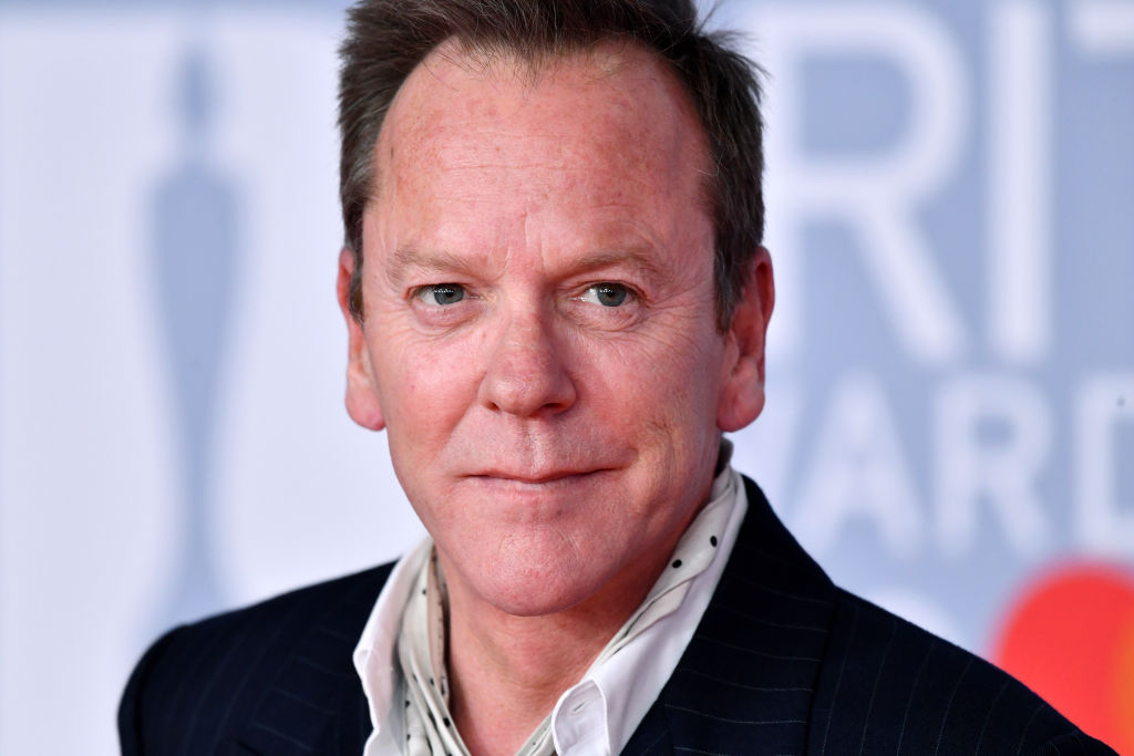 Kiefer Sutherland attends The BRIT Awards 2020 at The O2 Arena on February 18, 2020 in London, England