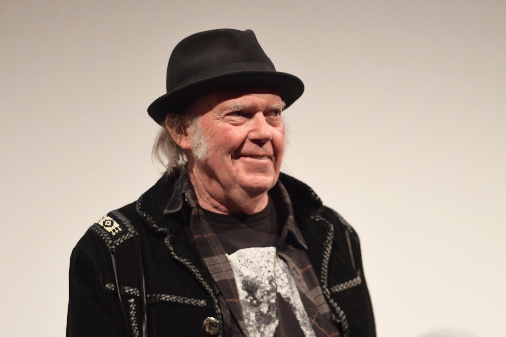 Neil Young attend the "Paradox" Premiere 2018 SXSW Conference and Festivals at Paramount Theatre on March 15, 2018 in Austin, Texas
