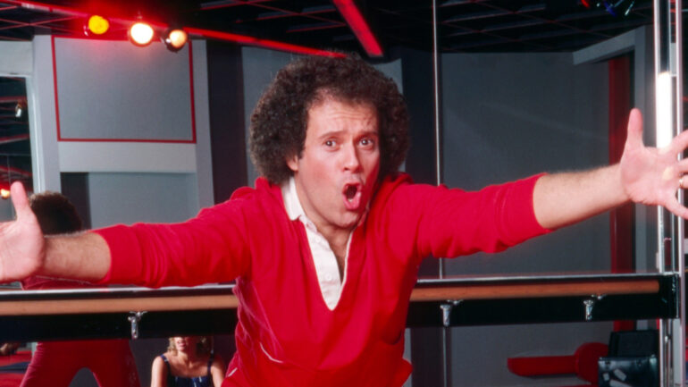 Richard Simmons of THE RICHARD SIMMONS SHOW, 1981.