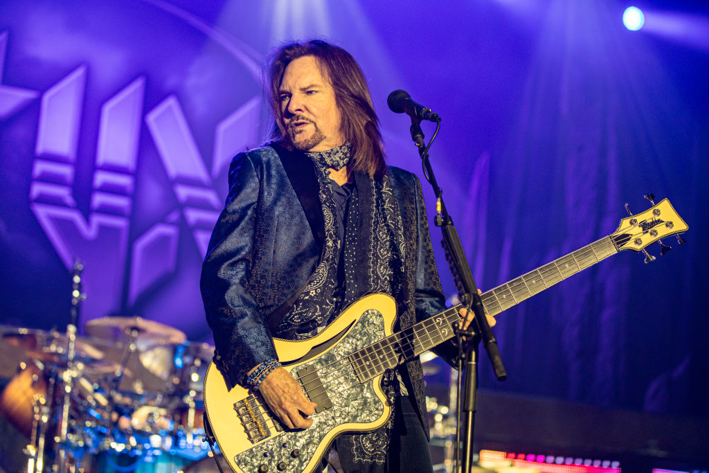 Ricky Phillips of Styx performs on stage at Pechanga Resort Casino on February 25, 2024 in Temecula, California