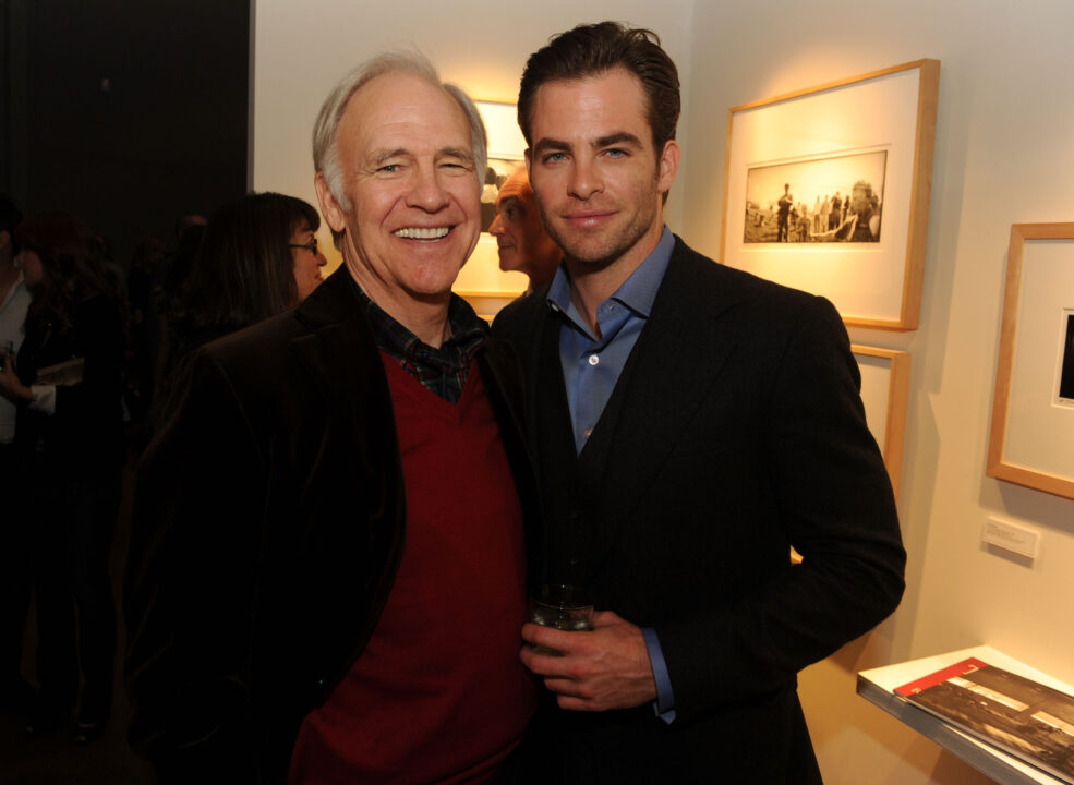 LOS ANGELES, CA - NOVEMBER 05: Actors Robert Pine and Chris Pine attend The Hollywood Reporter's Annual Next Generation Reception held at Milk Studios on November 5, 2011 in Los Angeles, California. 