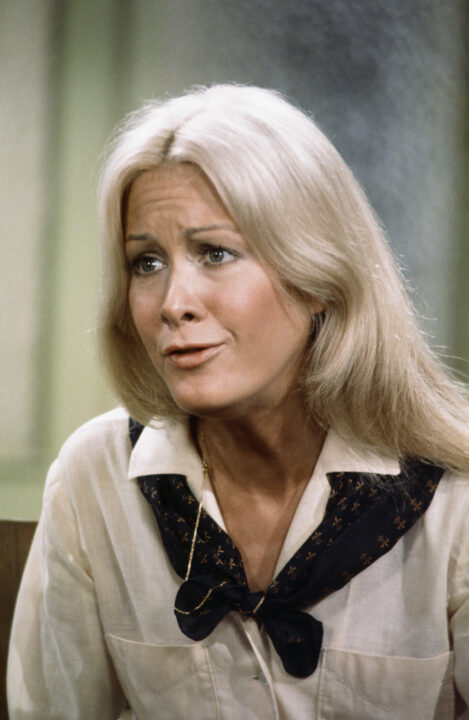 THE ROCKFORD FILES -- "Resurrection in Black and White" Episode 8 -- Pictured: (l-r) Joan Van Ark as Susan Alexander -- 