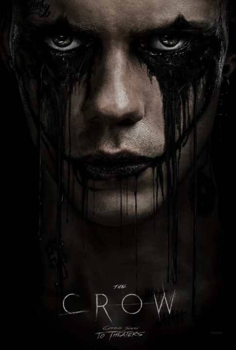 The Crow advance poster, Bill Skarsgard, 2024