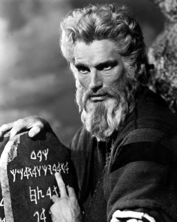 The Ten Commandments Charlton Heston, 1956 