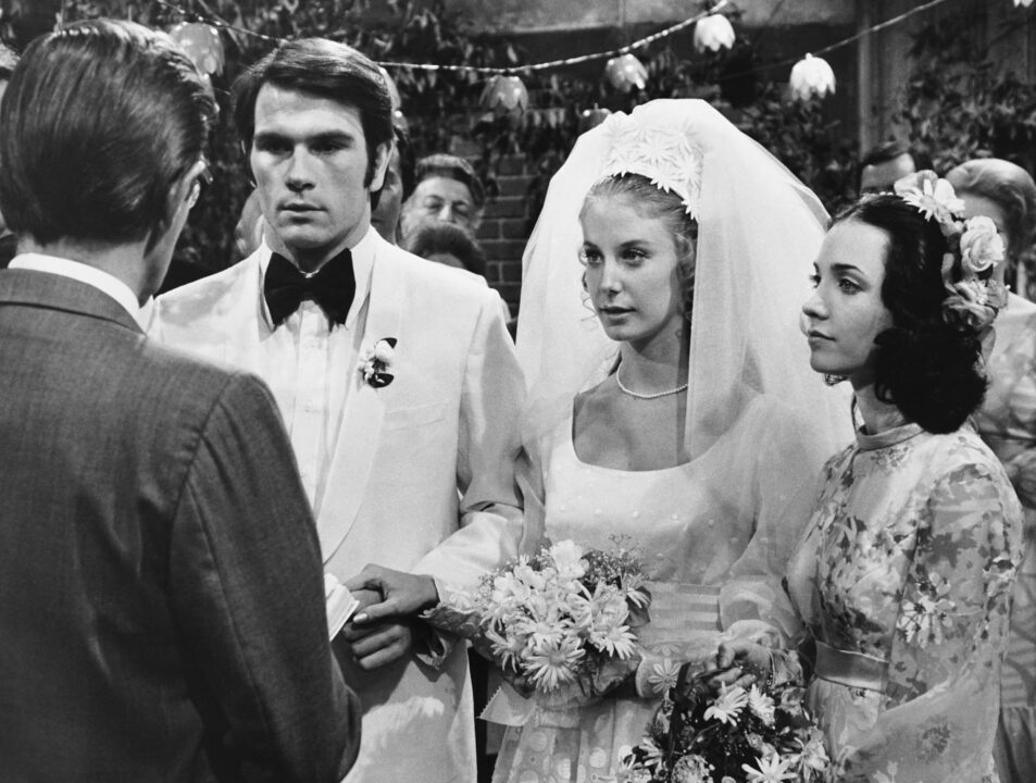 ONE LIFE TO LIVE, from left: Tommy Lee Jones, Lee Warrick, Jane Alice Brandon, (episode aired May 5, 1971), 1968-2013