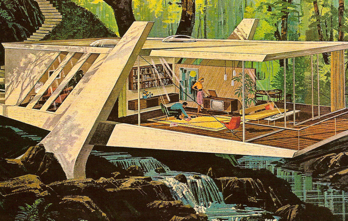 Charles Schridde for Motorola future house illustration