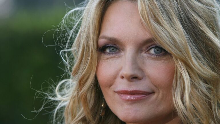 Actress Michelle Pfeiffer arrives at the premiere of Paramount Pictures' 