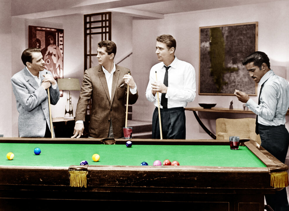 OCEAN'S ELEVEN, (aka OCEAN'S 11), from left: Frank Sinatra, Dean Martin, Peter Lawford, Sammy Davis Jr., 1960