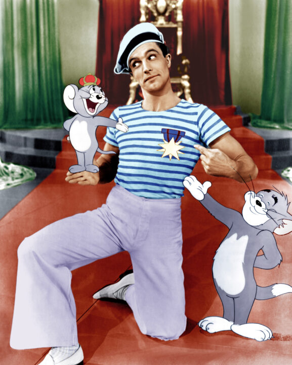 ANCHORS AWEIGH, Gene Kelly, Tom the Cat and Jerry the Mouse (of Tom and Jerry), 1945