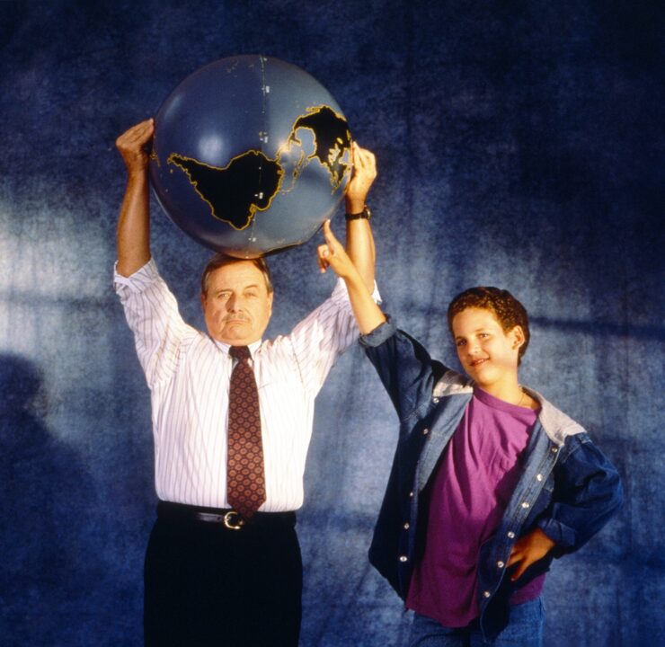 Boy Meets World from left: William Daniels, Ben Savage, 1993, 1993-2000