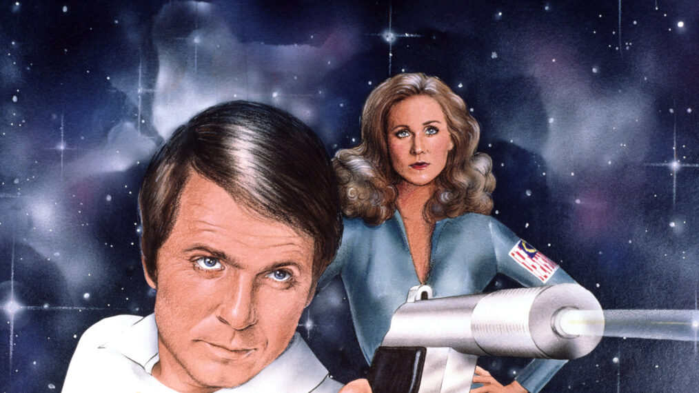 Buck Rogers in the 25th Century (key art): Gil Gerard, Erin Gray, Twiki, 1979-81