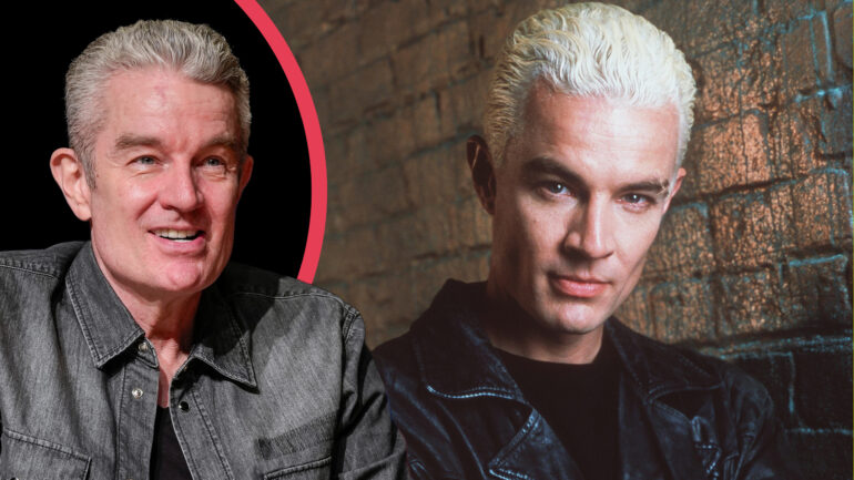 “Slayers: A Buffyverse Story” Series Stars James Marsters on Official New York Comic Con Panel at Javits Center on October 13, 2023 in New York City. And as Spike on Buffy
