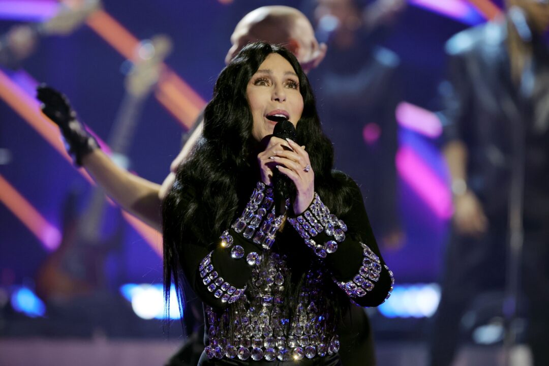 LOS ANGELES, CALIFORNIA - APRIL 01: (FOR EDITORIAL USE ONLY) Cher performs onstage during the 2024 iHeartRadio Music Awards at Dolby Theatre in Los Angeles, California on April 01, 2024. Broadcasted live on FOX.