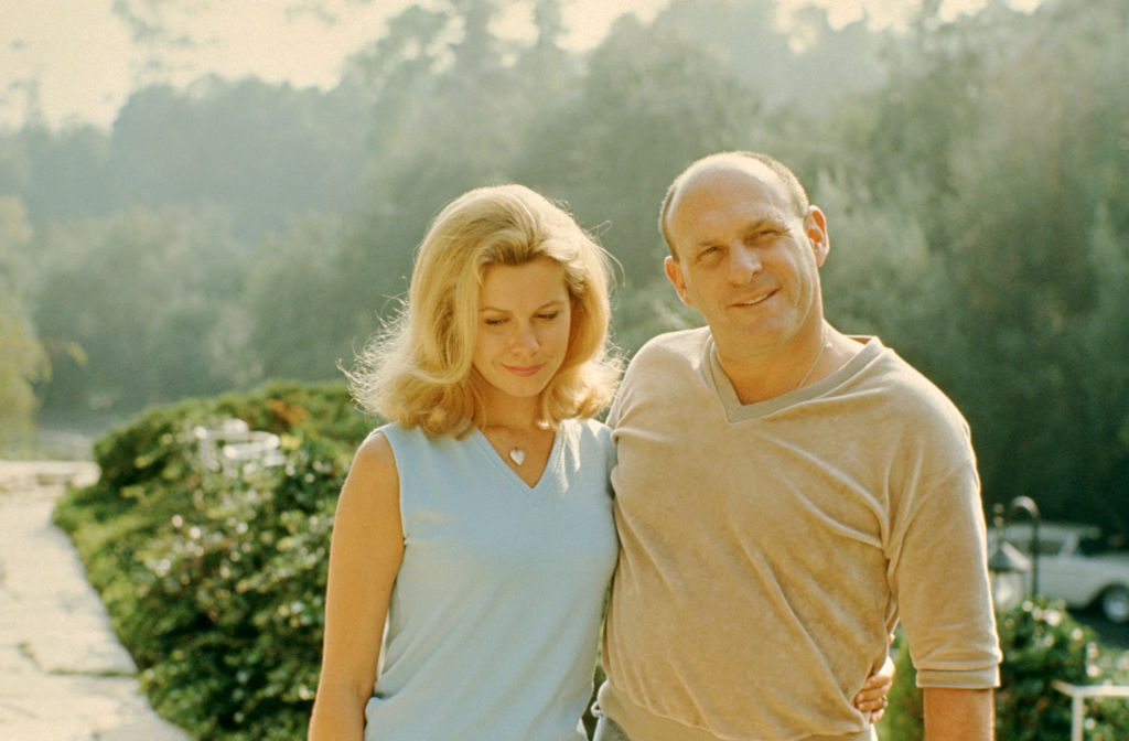 Actress Elizabeth Montgomery (1933-1995) and her husband producer and director William Asher (1921-2012) pose for a portrait at home circa 1966 in Beverly Hills, California