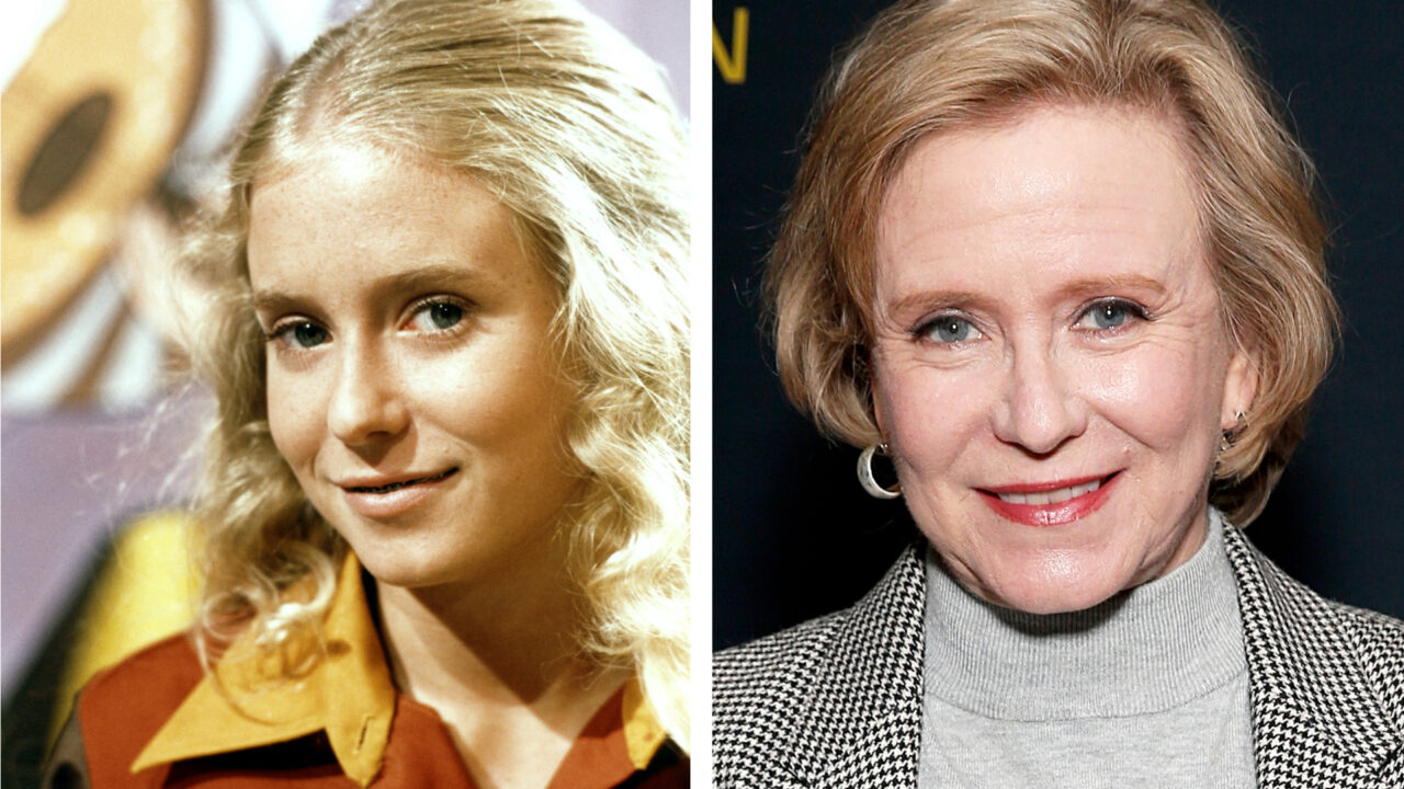 Eve Plumb Brady Bunch then and now