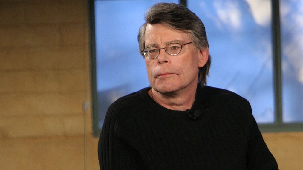 Writer Stephen King speaks at the Amazon Fishbowl with Bill Maher at the Shop during the 2006 Sundance Film Felstival on January 23, 2006 in Park City, Utah