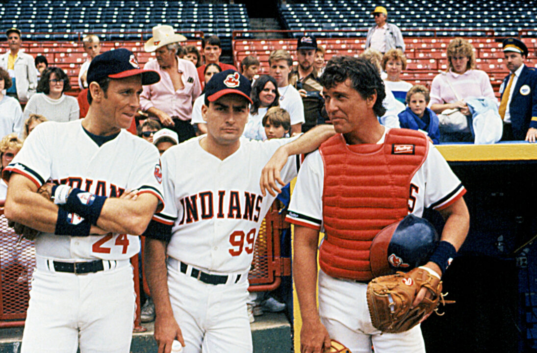 MAJOR LEAGUE, Corbin Bernsen, Charlie Sheen, Tom Berenger, 1989
