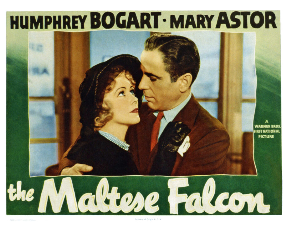 The Maltese Falcon US lobbycard, from left: Gladys George, Humphrey Bogart, 1941
