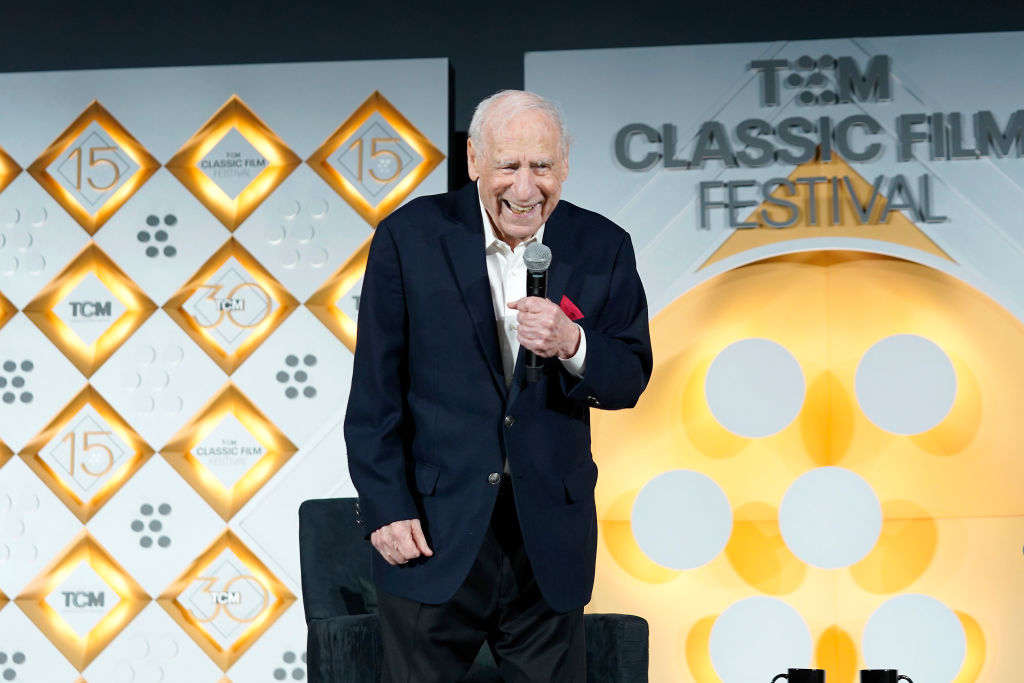 Mel Brooks speaks onstage at the 