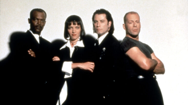 Pulp Fiction Samuel L. Jackson, Uma Thurman, John Travolta, Bruce Willis, 1994