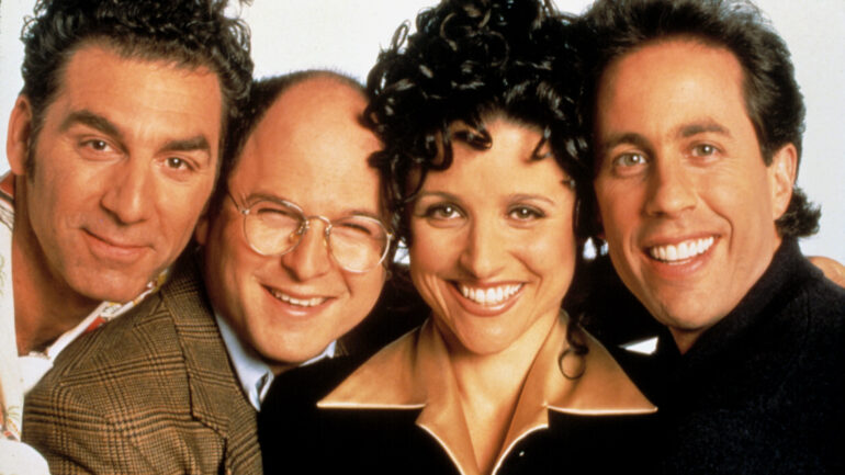 Seinfeld Michael Richards, Jason Alexander, Julia Louis-Dreyfus, Jerry Seinfeld, Season 8. 1990-98