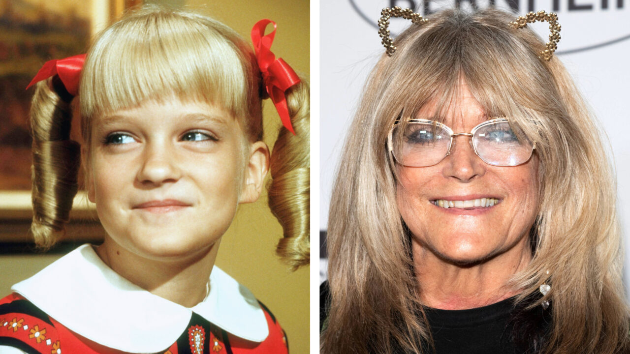 Susan Olsen 'Brady Bunch' then and now