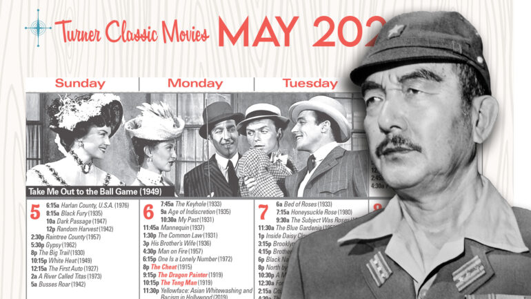 Turner Classic Movies May Schedule collage