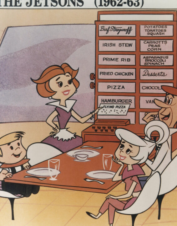 THE JETSONS, front from left: Elroy Jetson, Judy Jetson, rear from left: Jane Jetson, George Jetson, 1962-1963