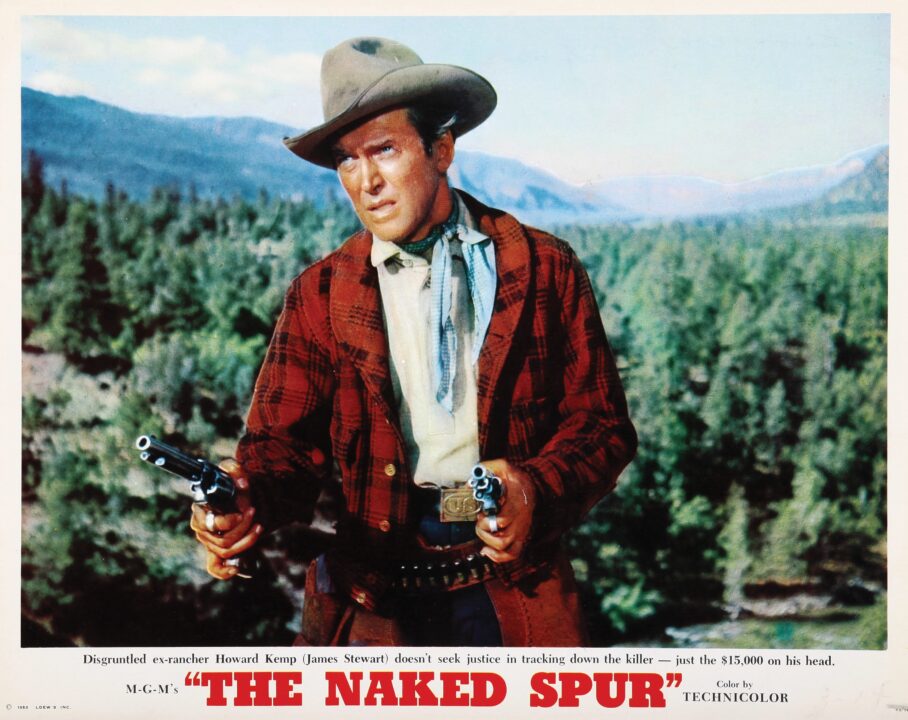 THE NAKED SPUR, James Stewart, 1953.