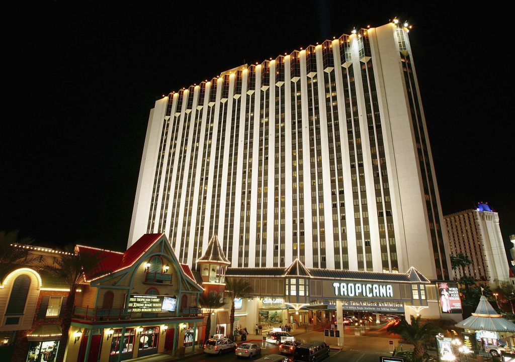 Exterior photo of the Tropicana Resort and Casino February 1, 2006 in Las Vegas, Nevada
