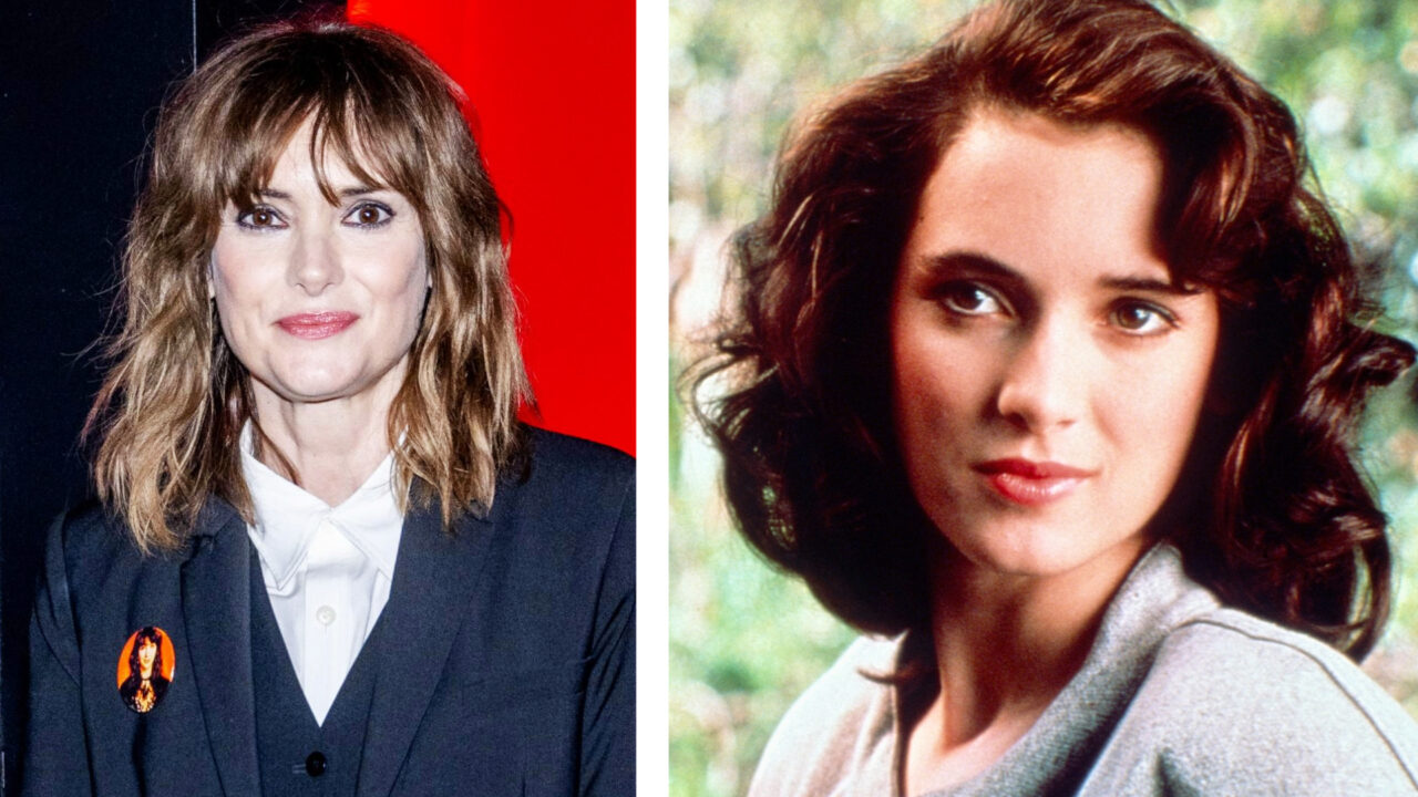 Winona Ryder now and then Heathers