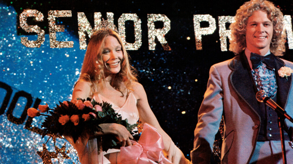 CARRIE, from left: Sissy Spacek, William Katt, 1976