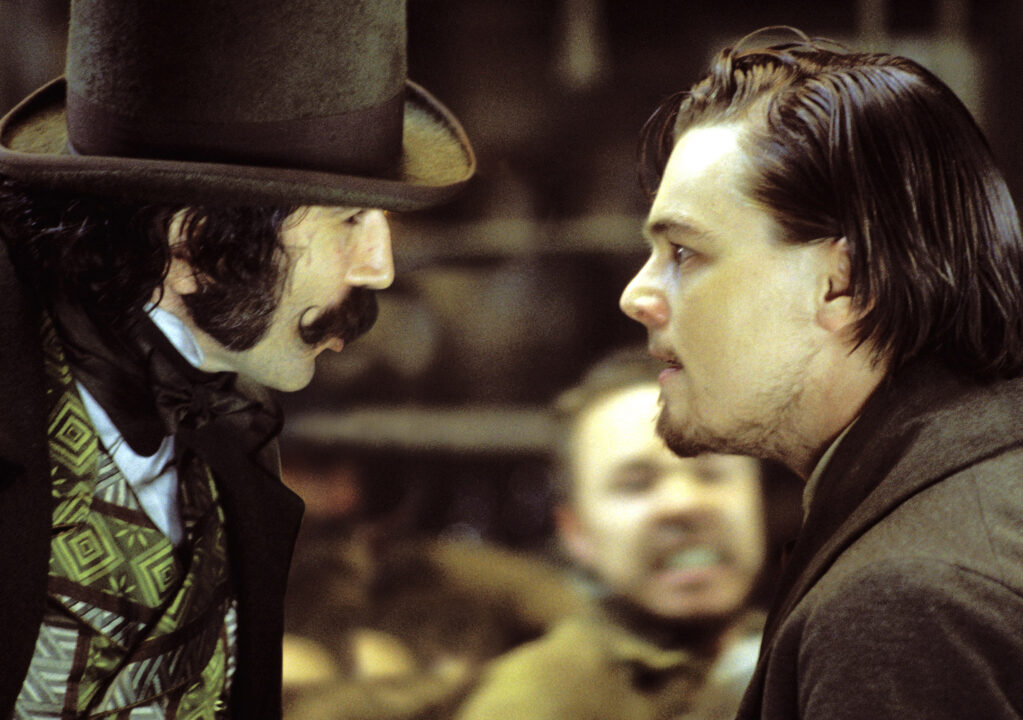 GANGS OF NEW YORK, Daniel Day-Lewis, Leonardo Di Caprio, 2002,