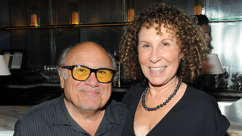 WEST HOLLYWOOD, CA - SEPTEMBER 12: Actors Danny DeVito and Rhea Perlman attend Hulu's 'The Mindy Project' Season Four premiere at Ysabel on September 12, 2015 in West Hollywood, California.