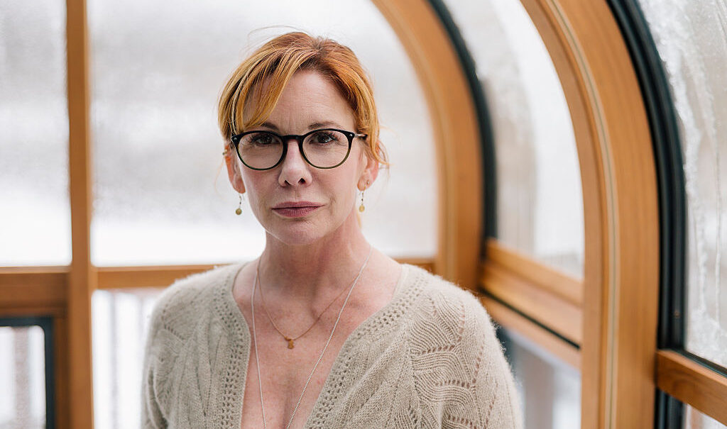 Mar 1, 2016: Melissa Gilbert sits for a portrait at her home in Brighton, Michigan with her husband Timothy Busfield. Gilbert is the Democratic candidate for Michigan's 8th congressional district